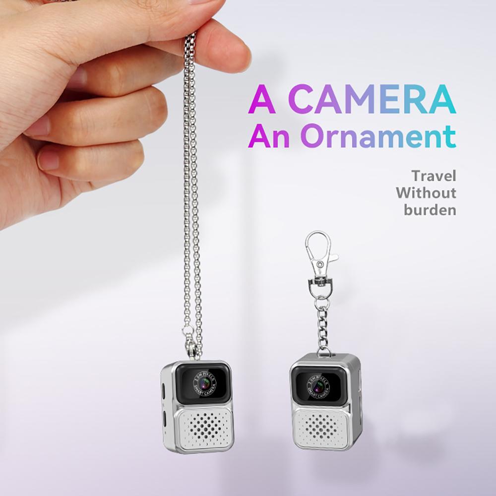 S130 Daumen-Schlüsselanhänger-Kamera mit 0,96 Zoll Mini-Action-Kamera Retro-Unterstützung Speicherkarte 480P Sehr kleiner Camcorder-Video-Rekorder