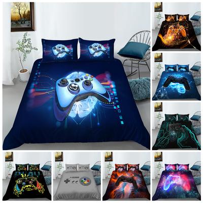 3D Game Machine wzór pościel domowa puchowa poszwa na kołdrę zestaw pościeli sypialnia pościel pokrywa poszewka na poduszkę łóżko pojedyncze/podwójne pościel w pełnym rozmiarze