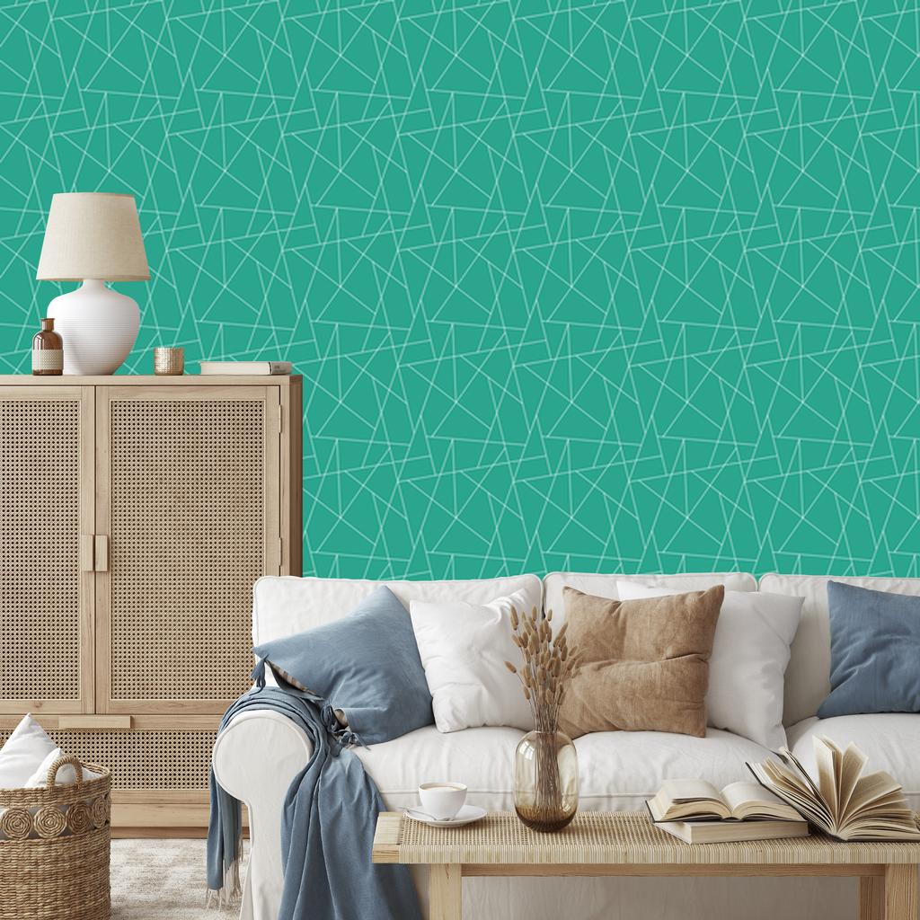 Wallpaper Geometric Pattern Sea Background, Sea Center 50x1000