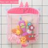 Colorful Mesh Bath Toy Storage Bag, 1 Hanging Bathroom Storage Basket, No Electricity Required Toy Storage Mesh, Multifunctional Bathroom Accessories