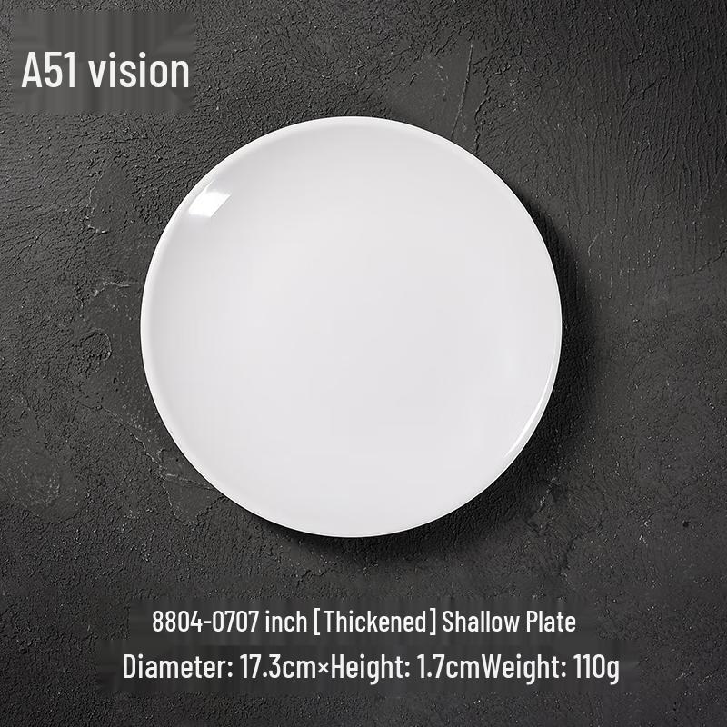 Food-Grade Melamine Round Dining Plates