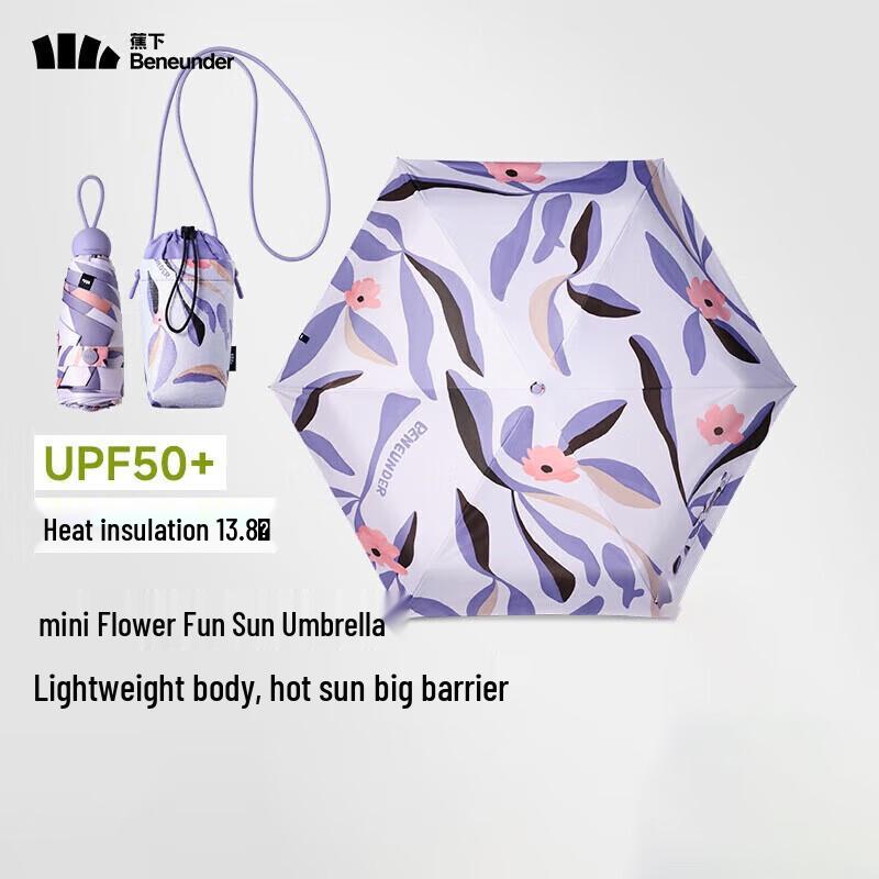 Beneunder Five-Fold Anti-UV Dual-Use Umbrella