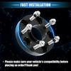 VekAuto Wheel Nuts for Ho nda A ccord 1976-1981 Su baru Fits Im preza