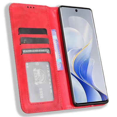 For Vivo S19 Pro 5G/V40 5G Case Retro PU Leather Wallet Phone Cover Stand