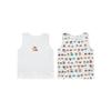 Raby Kids' Pure Cotton Sleeveless Undershirt 2-Pack