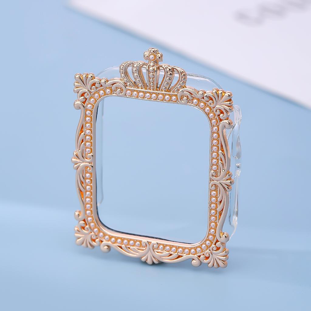 Diamond strap/Case for Apple Watch Strap 45mm 44mm 40mm 41mm Metal strap Cute and Fun case for iwatchx Series 987654SE