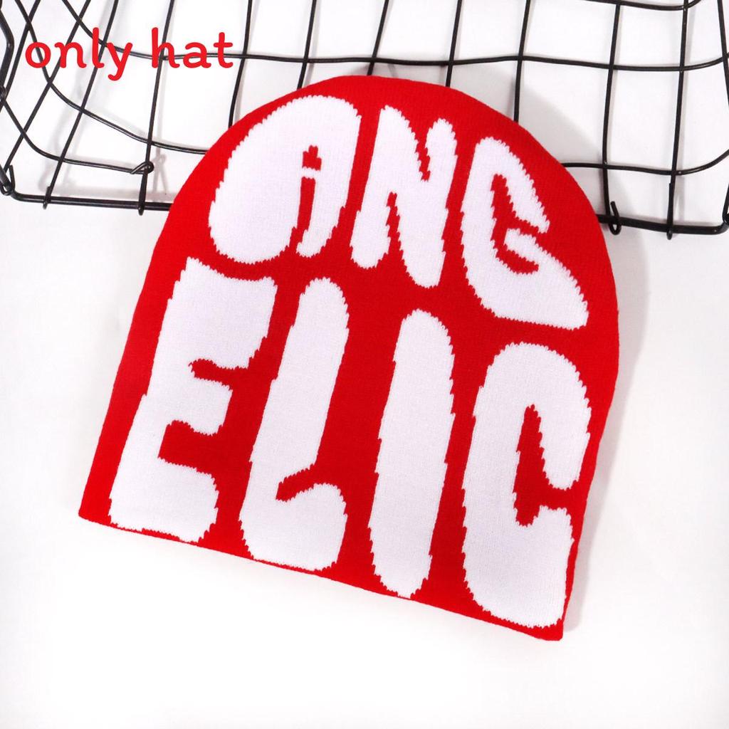 

Fashion Pattern Letter Women Casual Warm Knitted Hat For Autumn Winter And