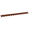 Lawn Edging 10 Pcs 102 X 4 X 4 Cm Steel Rusty