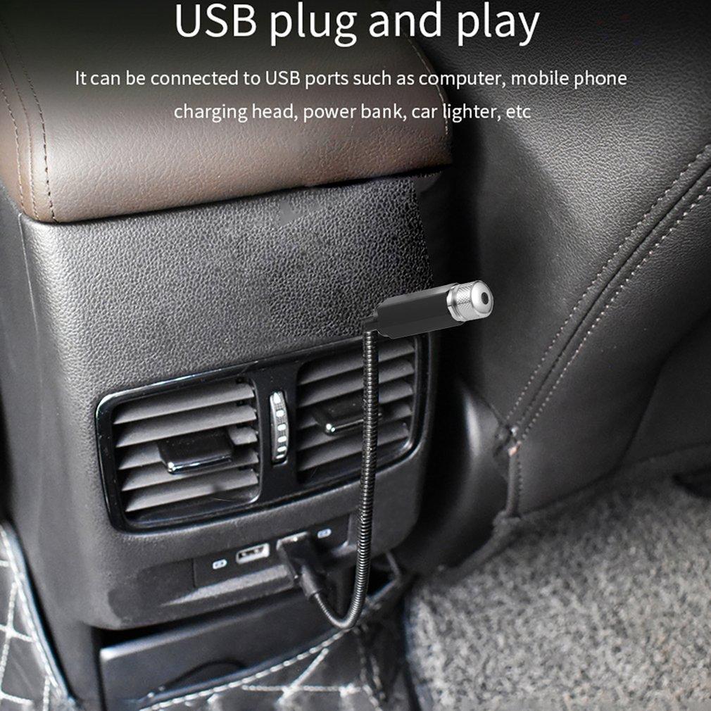 Buy USB Laser Night Light Car Accessories Roof Star Projector LED Decor