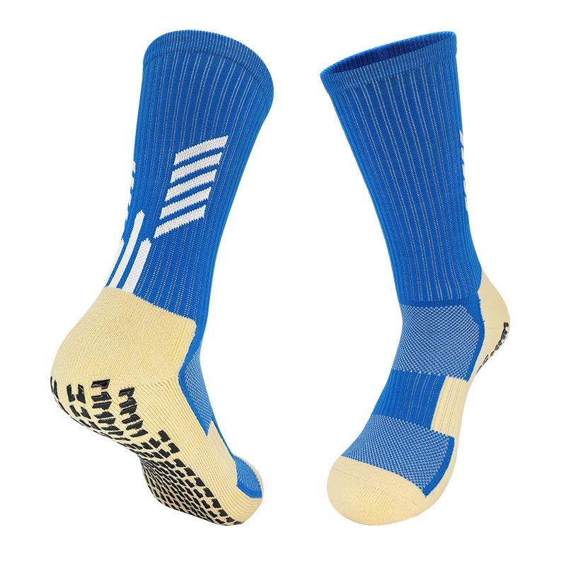 Professional Training Non-Slip Dispensing Football Socks Men'S Medium Tube Sweat-Absorbing Thickened Towel Bottom Elite Socks Sports Socks