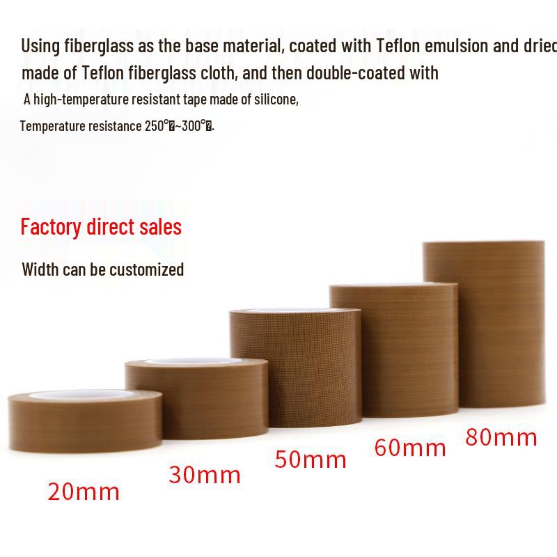 Teflon High-Temp Heat-Resistant Tape & Wear-Resistant Sealer for Vacuum Packaging Machines