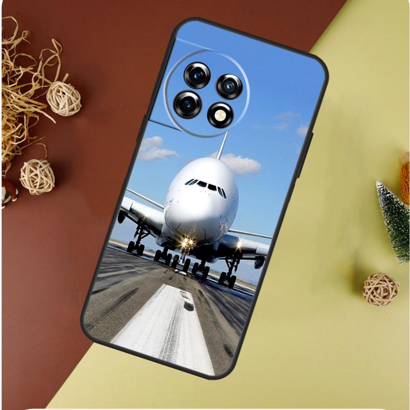 Aircraft Airplane Fly Travel For OnePlus 13 13R 12 12R 11 9 10 Pro 8T 9RT 10T 10R N20 N30 Nord CE 2 3 4 Lite Phone Case