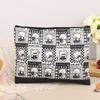 Cute Little Bear Cosmetic Bag Cartoon Canvas Makeup Bag Large Capacity Travel Toiletry Bag Clutch Bag For Girl Gifts