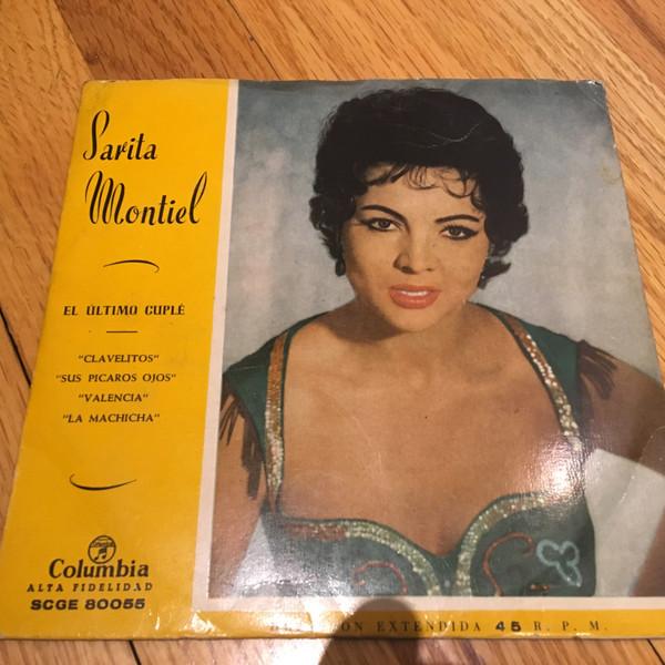 

7inch Record SARITA MONTIEL - El Ultimo Cuple SCGE80055 Columbia - Spain Latin Used