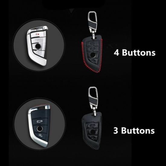 Advanced PU Leather Auto Accessories Car Key Cover Case for BMW New X1 2016-17