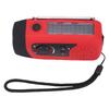 Emergency Radio USB Solar Hand Crank Charging Portable FM Weather Radio with Flashlight 2000mAh Power Bank for Outdoor