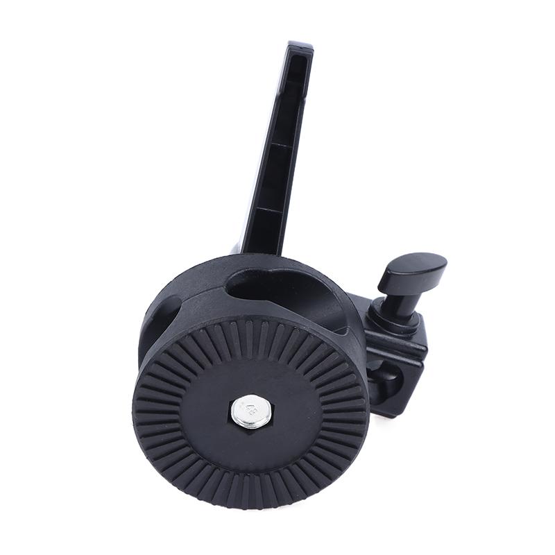 Suporte Giratório de Cabeça Simples/Dupla para Estúdio Fotográfico Boom Braço Refletor Suporte Cabeça de Grip Ângulo Grampo Polo de Fotografia