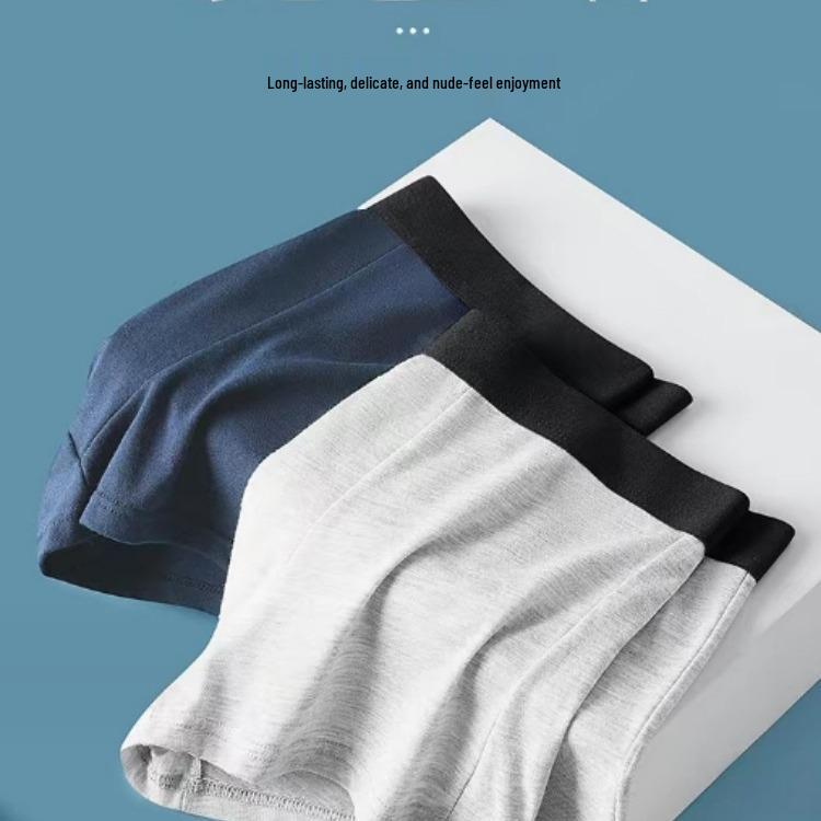 Men's Breathable Summer Boxer Briefs: Mid-Waist, Sexy Shorts for Teens and Plus Size