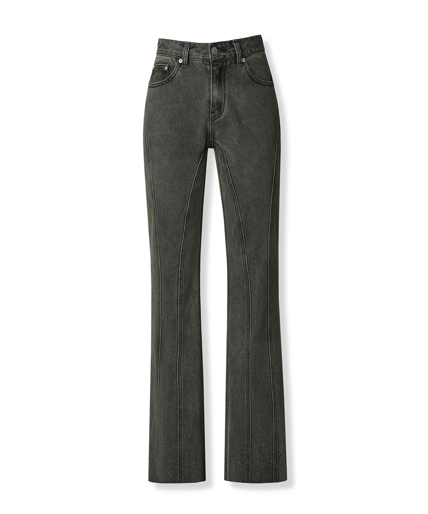 Urban Dress Thin Bootscut Pants Cotton Ivory (A Type)