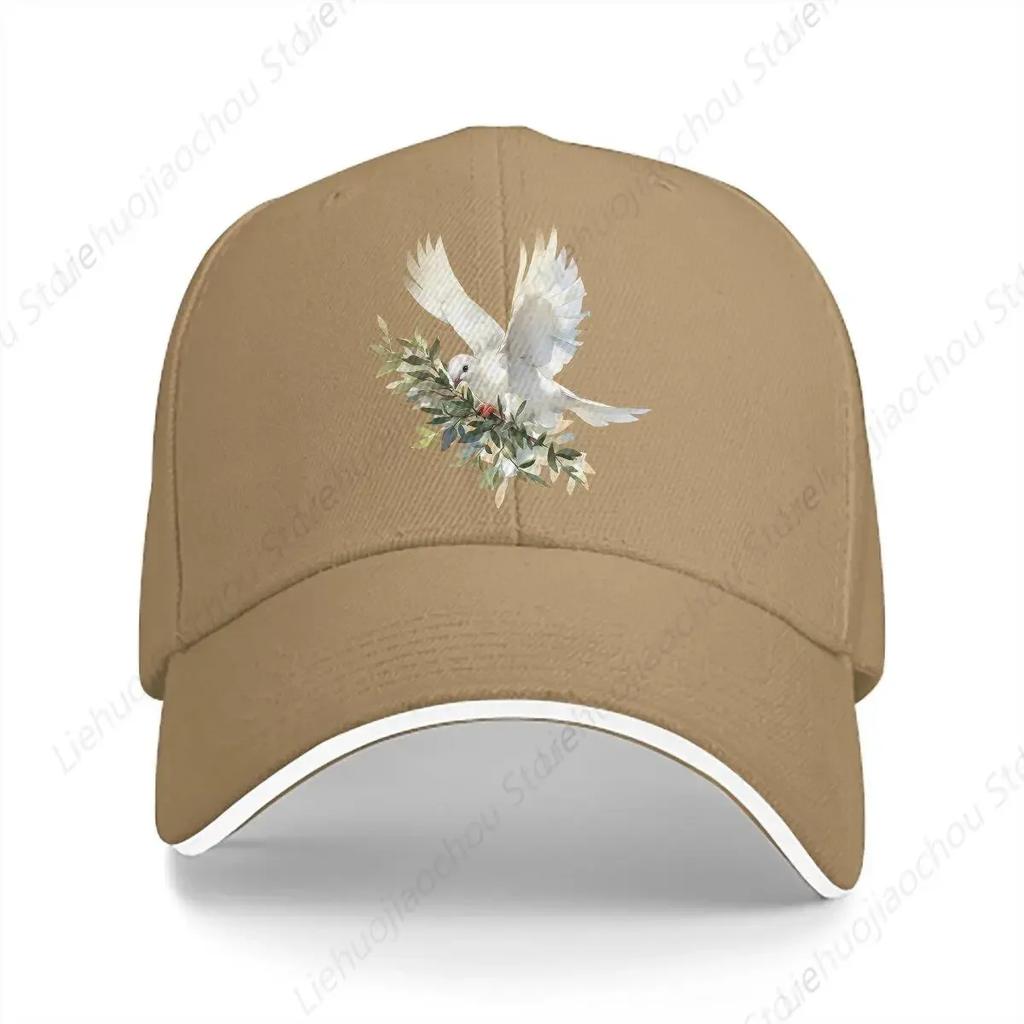 Watercolor Baseball Cap Unisex Hats Visor Protection Snapback Peace Dove Gifts Caps