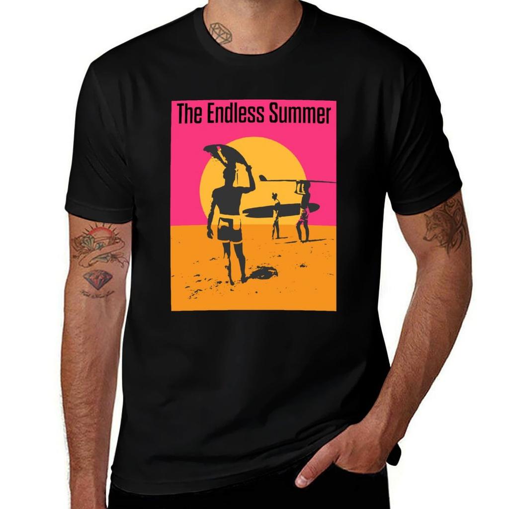 Das Endless Summer T-Shirt Lässiges Streetwear Kurzarm-T-Shirt