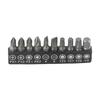 Mini Ratchet Wrench Screwdriver Set 12pcs Chrome Vanadium Steel with 90 Degree Offset Handle and 16 Teeth Ratchet Mechanism