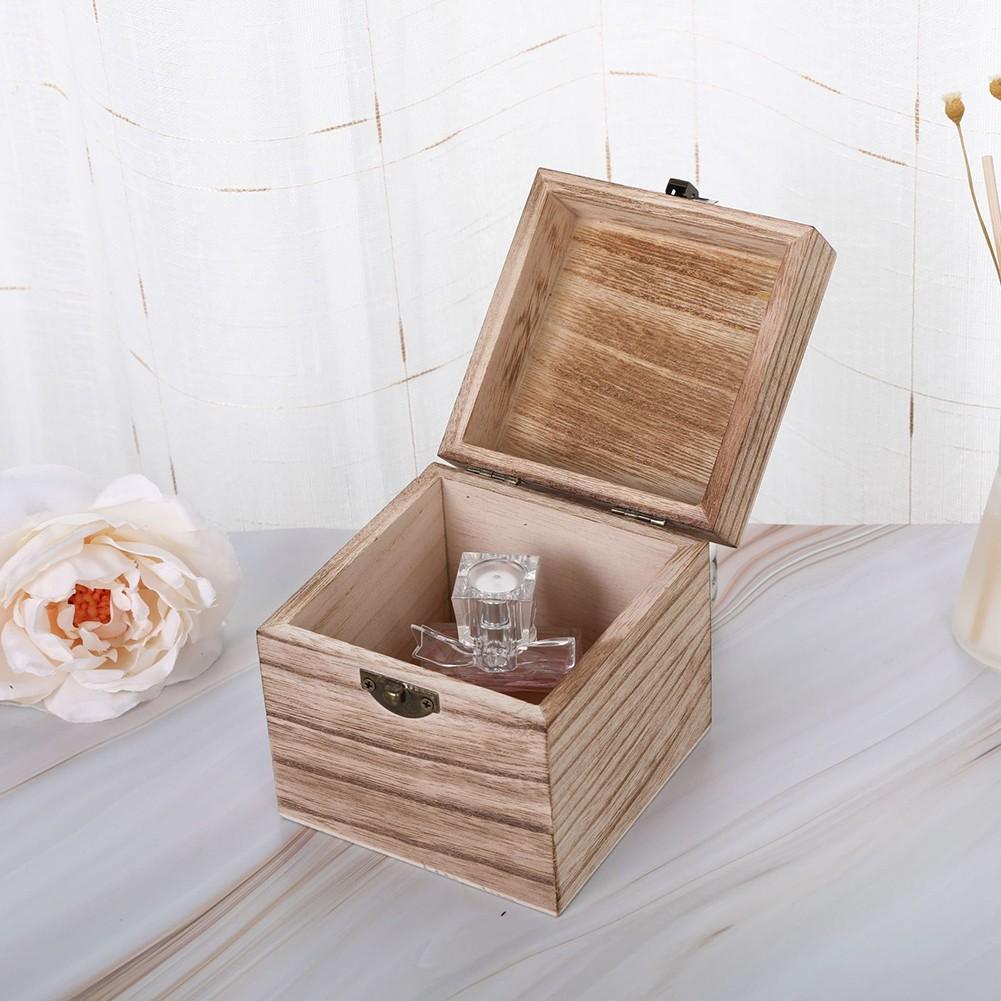 

Storage Box Party Supplies Wooden 10*10*10cm 2-color