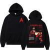 Anuel AA Real Hasta La Muerte Album Graphic Hoodie Men Women Hip Hop Harajuku Casual Pullover Sweatshirt Vintage Streetwear Fleece Top