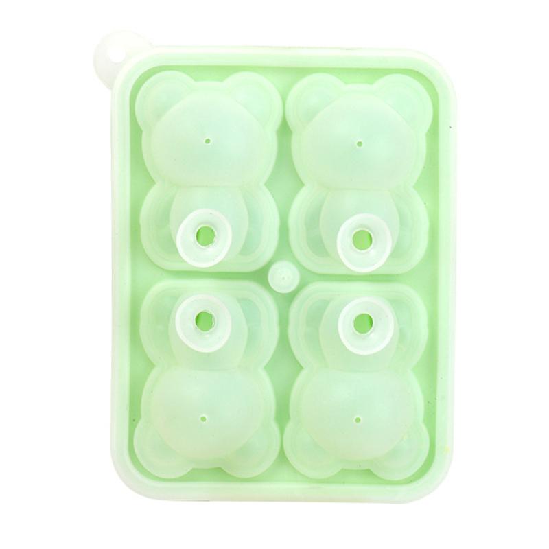 

Новый продукт, Форма для льда «Медведь» 4 в ряд, Силикон, Решетка для льда, Бытовая, Форма для мороженого, Коробка для хоккея на льду, Форма для льда