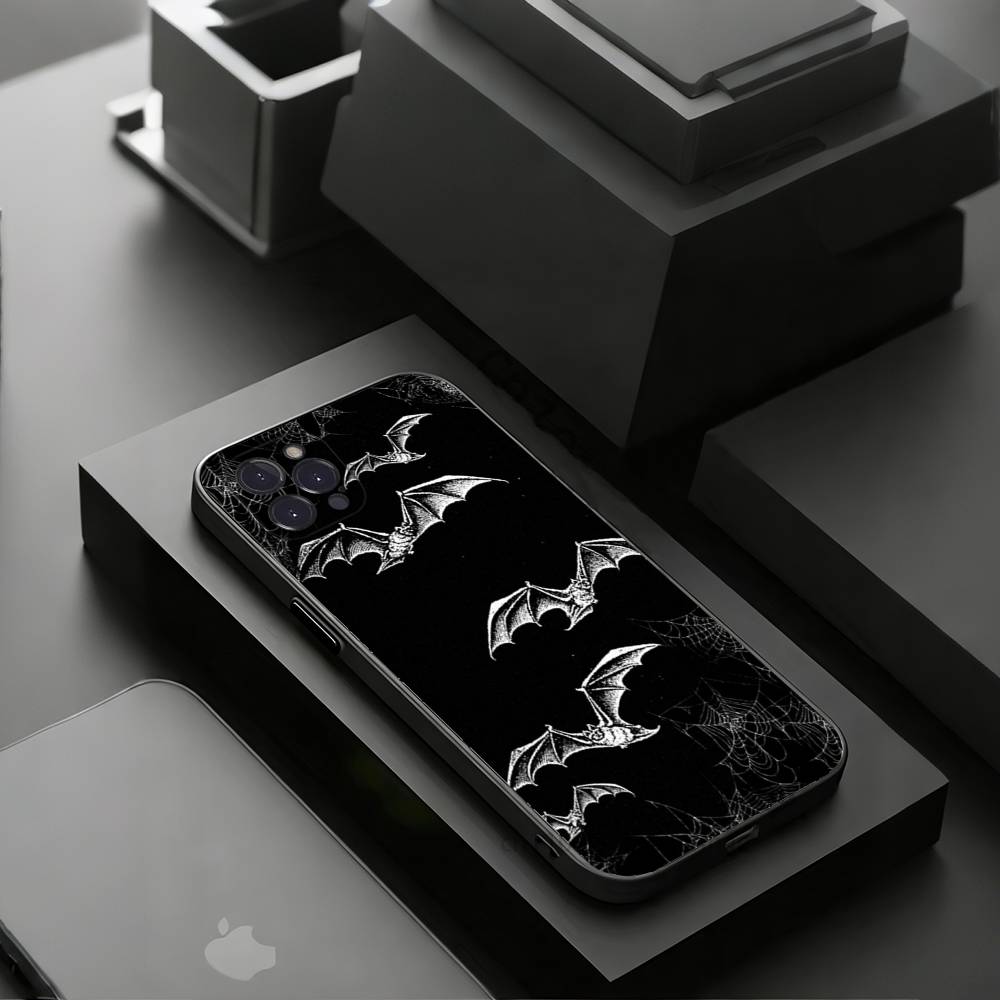 Goth Vampire Bat Gothic Phone Case For iPhone 17 16 15 14 13 12 11 Pro Xs Max Mini Plus Antislip Shockproof Hard