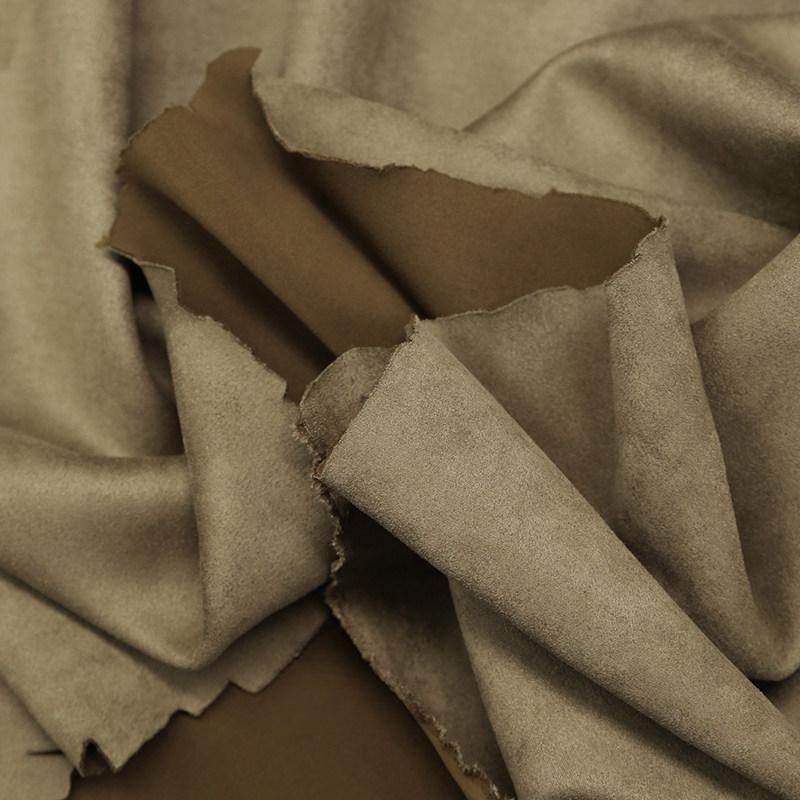 High-grade Brushed Suede Fabric By The Meter for Clothes Coats Jackets Sewing Winter Micro Elastic Plain Soft Cloth Smooth Drape