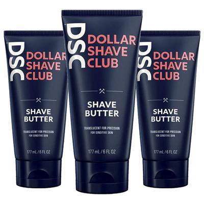 Dollar Shave Club Shaving Butter, 3 Packs, 177ml
