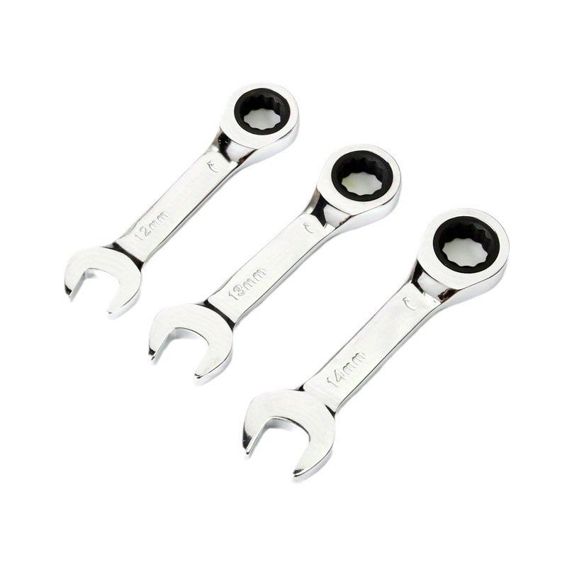 Compact Dual-Purpose Ratchet Wrench for Automotive Repair