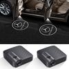 2Pcs Car Door Welcome Light Auto Emblem Badge LED Projector Lamp For Mercedes Benz C Class CLK SLK SLR W203 W208 W209 R171 R172