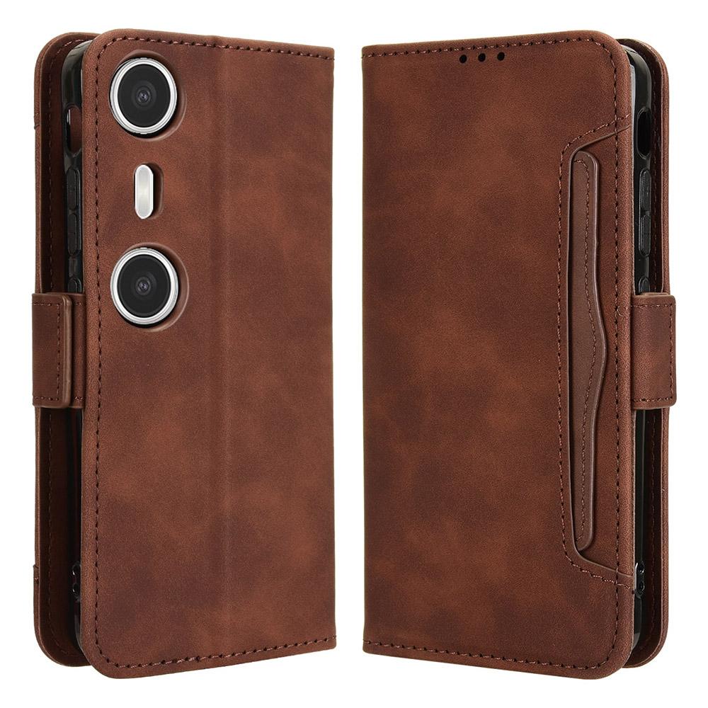 

For XREAL Beam Pro Leather Case Phone Wallet Cover with Multiple Card Slots E