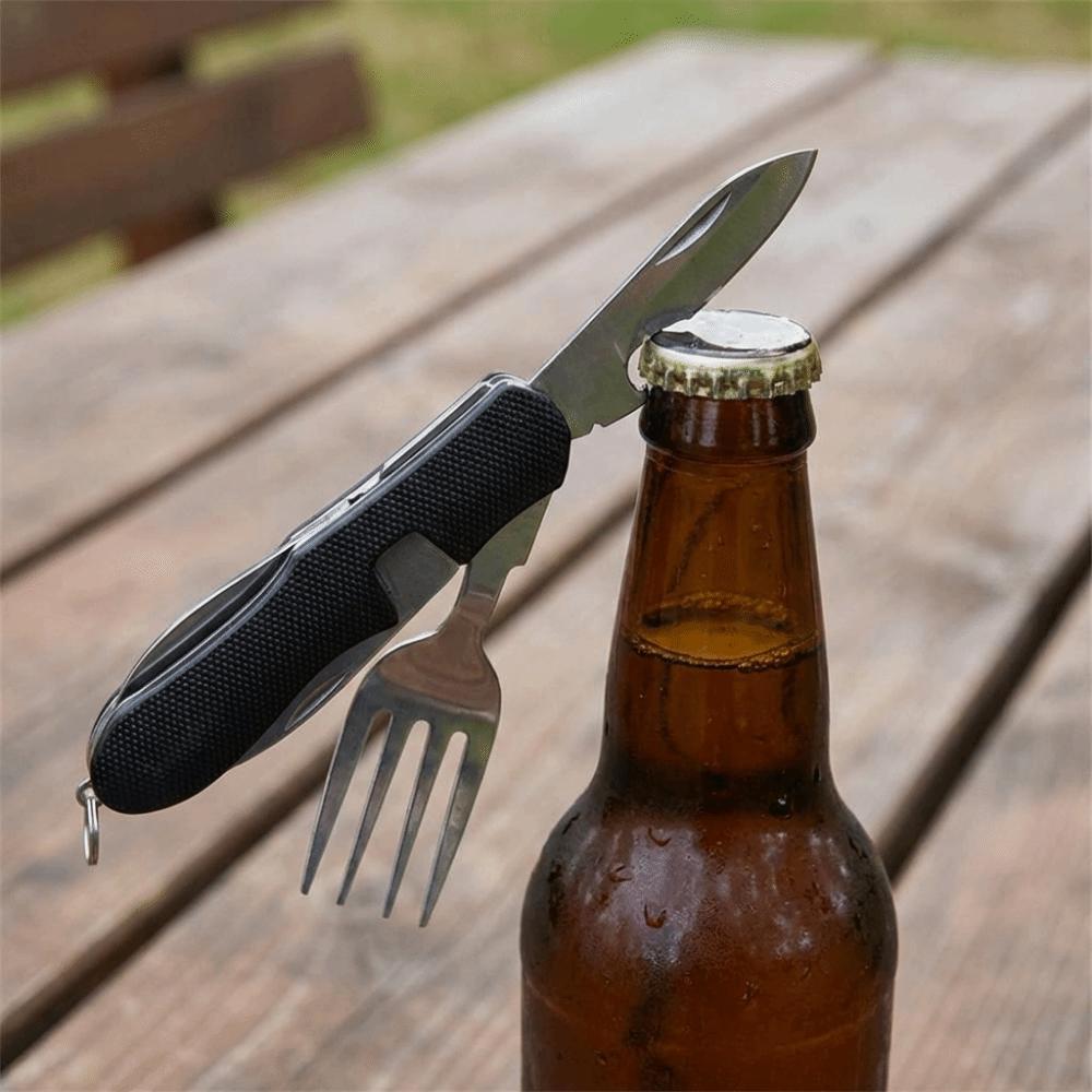 Comfortable Grip Multifunctional tableware Detachable Design Folding tool Sports Camping