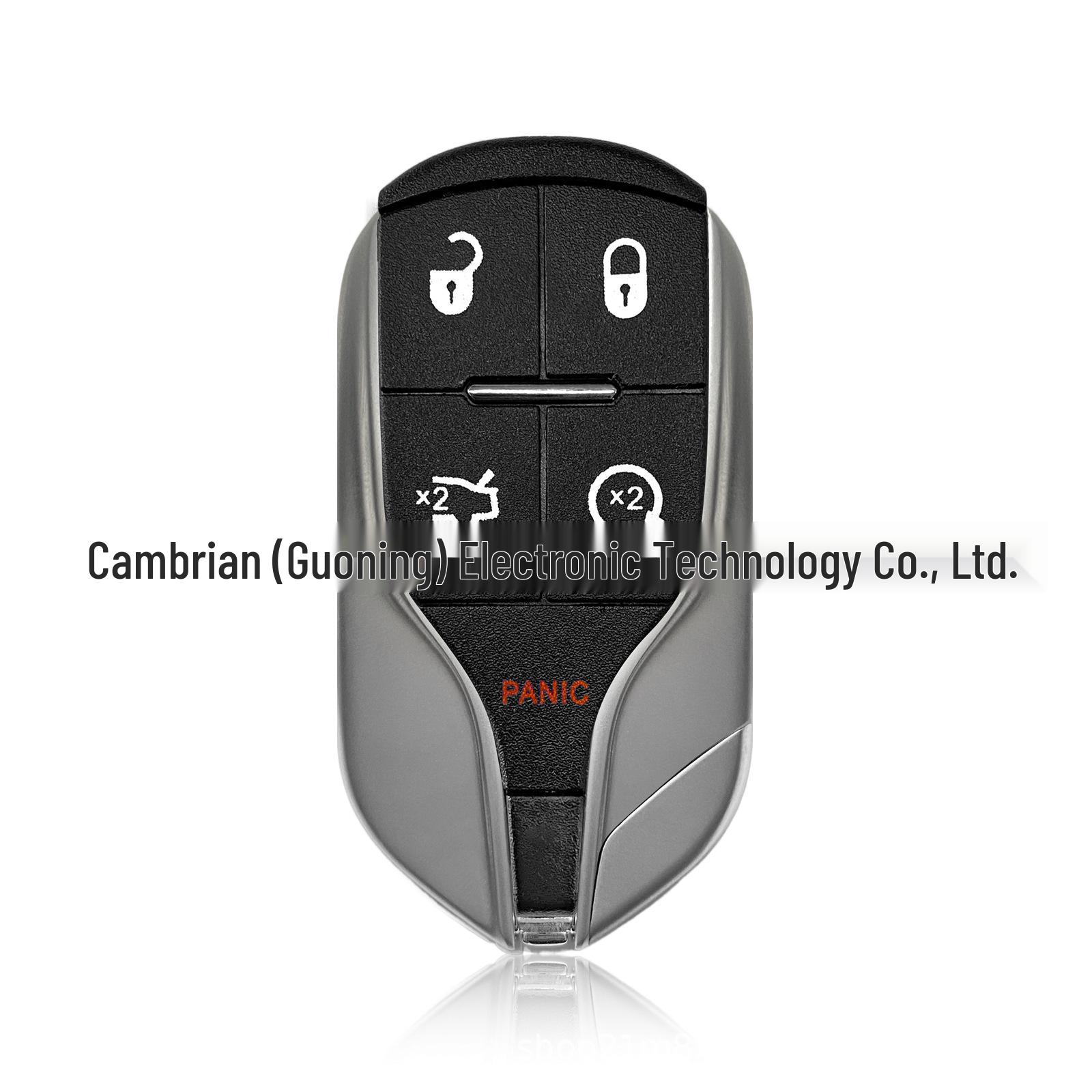 

Maserati 5-кнопочный Ghibli, Levante Пульт дистанционного управления ключом - M3N-7393490 5.4*4.2*1.4 cm чёрный