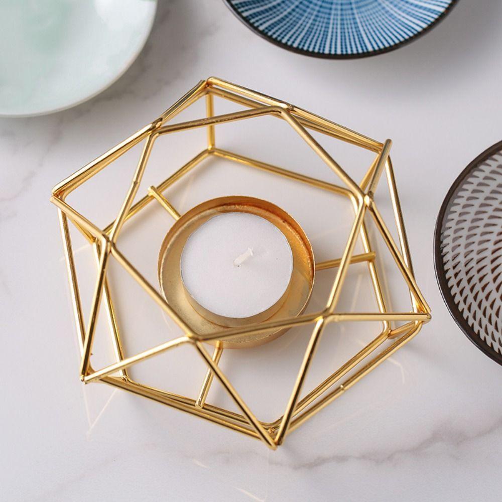 Gold Candle Essential Oil Burner Romantic Incense Burner Tealight Holder  Yoga Studio