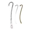 5pcs Bookmark For Jewelry Making Tibetan Bronze Silver Color Pendants Antique Making DIY Handmade Craft