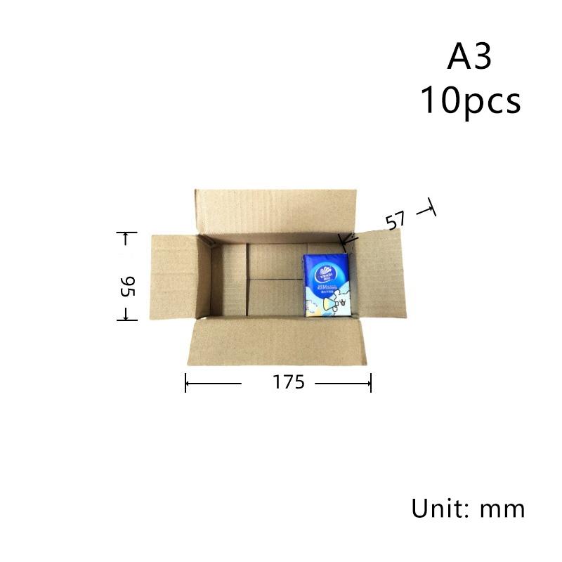10Pcs Folding Corrugated Paper Box Mailing Shipping Gift Box Cardboard For Business Shipping Express Packaging Boxes