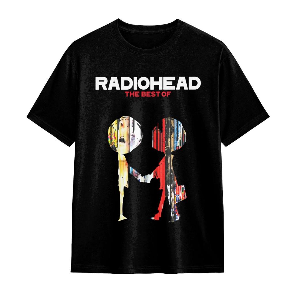 Radiohead The Best Of Album Graphic T-Shirt Vintage Streetwear 90s Rock Band