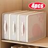 4/2/1Pcs Bed Sheet Storage Bags Transparent Clothes Blankets Packing Box Waterproof Clear Bedding Underbed Drawer Storage Bag
