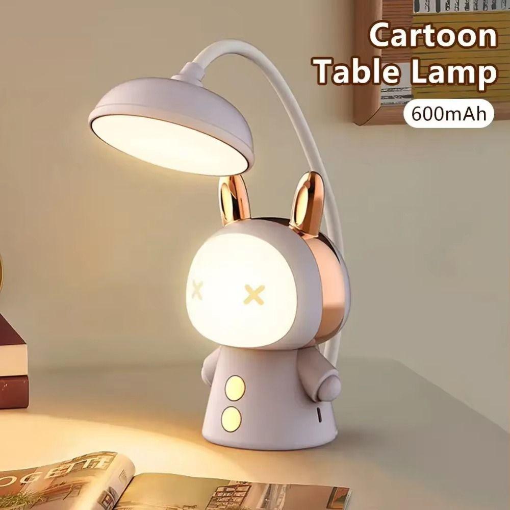 Lovely Cartoon Table Lamp Portable Night Light Practical Reading Lamp  Reading Work