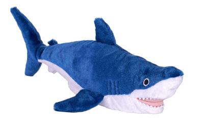 Wild Republic Mako Shark Mini Plush Toy - Soft and Fluffy Animal - Recycled Material - W19 X D42 X H15cm - 28545
