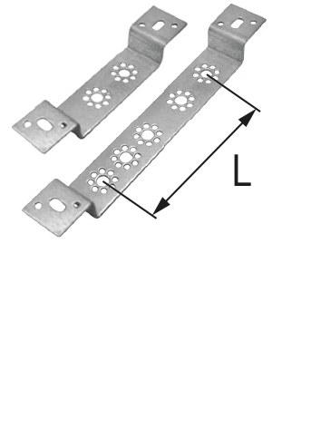 Double metal offset mounting plate = 50