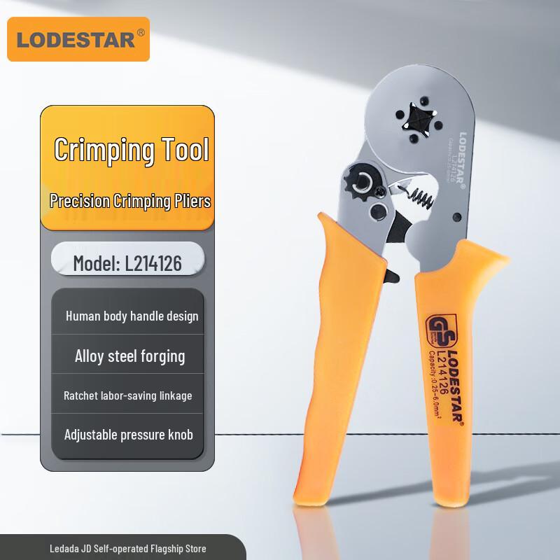 Lodestar Ratchet Crimping Pliers 0.25-6mm²