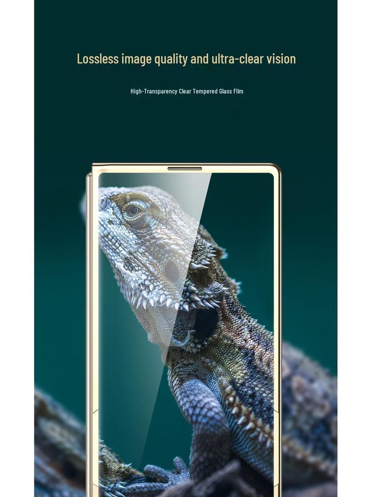 Heart of the World: Electroplated Samsung Z Fold7 Glass Case - Trendy, Simple Style Protective Cover