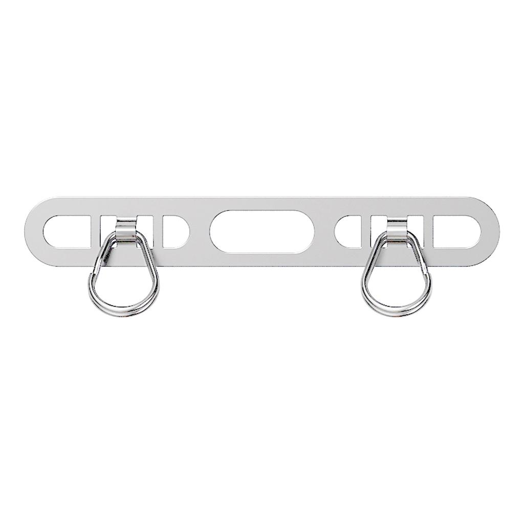 1/2/3Pcs Metal Phone Lanyard Side Hanging Patch For iPhone Stainless Steel Clip Double Buckle Phone Straps Gasket Connect Piece