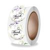 500pcs/roll Thank You Stickers Flower Pattern Party Wedding Decoration Gift Envelope Seal Labels Scrapbooking Stickers