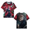 Satoru Gojo Japanese Anime Jujutsu Kaisen T-Shirts 3D Printed Summer Quick Dry Round Neck Short Sleeves for Men Polyester Do Not Fade